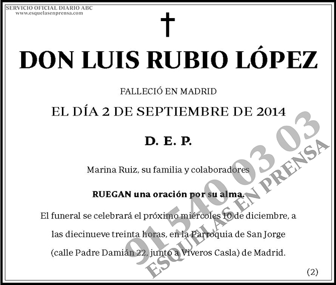 Luis Rubio López